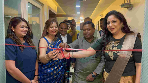 पचौली एस्थेटिक्स एंड वेलनेस केंद्र का मंत्री संतोष सुमन ने किया शुभारंभ